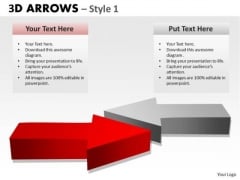 Strategy Diagram 3d Arrows Style 1 Strategy Diagram 3d Arrows Style 1