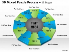 Strategy Diagram 3d Mixed Puzzle Process 12 Strategic Management Strategy Diagram 3d Mixed Puzzle Process 12 Strategic Management
