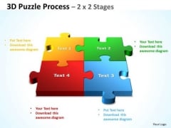 Strategy Diagram 3d Puzzle Process 2 X 2 Stages Business Diagram Strategy Diagram 3d Puzzle Process 2 X 2 Stages Business Diagram