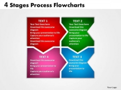 Strategy Diagram 4 Stages Process Flowcharts Strategic Management