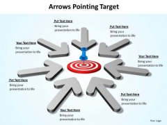 Strategy Diagram Arrows Pointing Target Consulting Diagram Strategy Diagram Arrows Pointing Target Consulting Diagram