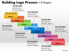 Strategy Diagram Building Lego Process 8 Stagess Business Diagram