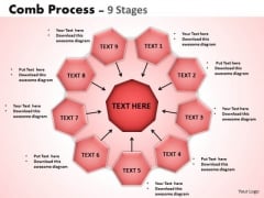 Strategy Diagram Comb Process 9 Stages Sales Diagram Strategy Diagram Comb Process 9 Stages Sales Diagram