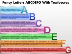 Strategy Diagram Fancy Letters Abcdefg With Textboxes Consulting Diagram Strategy Diagram Fancy Letters Abcdefg With Textboxes Consulting Diagram