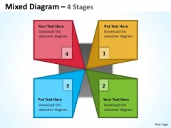 Strategy Diagram Mixed Diagram With Unique Design 4 Stages Consulting Diagram Strategy Diagram Mixed Diagram With Unique Design 4 Stages Consulting Diagram