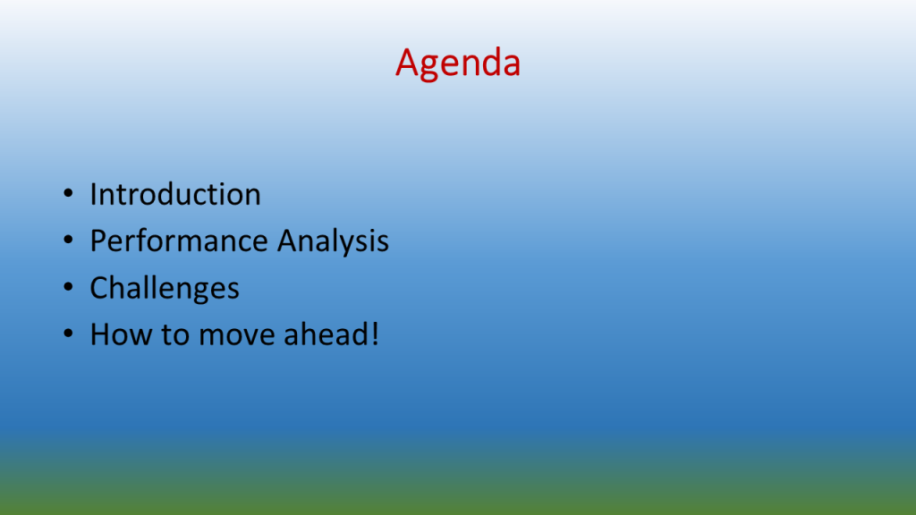 Ugly Agenda Slide 