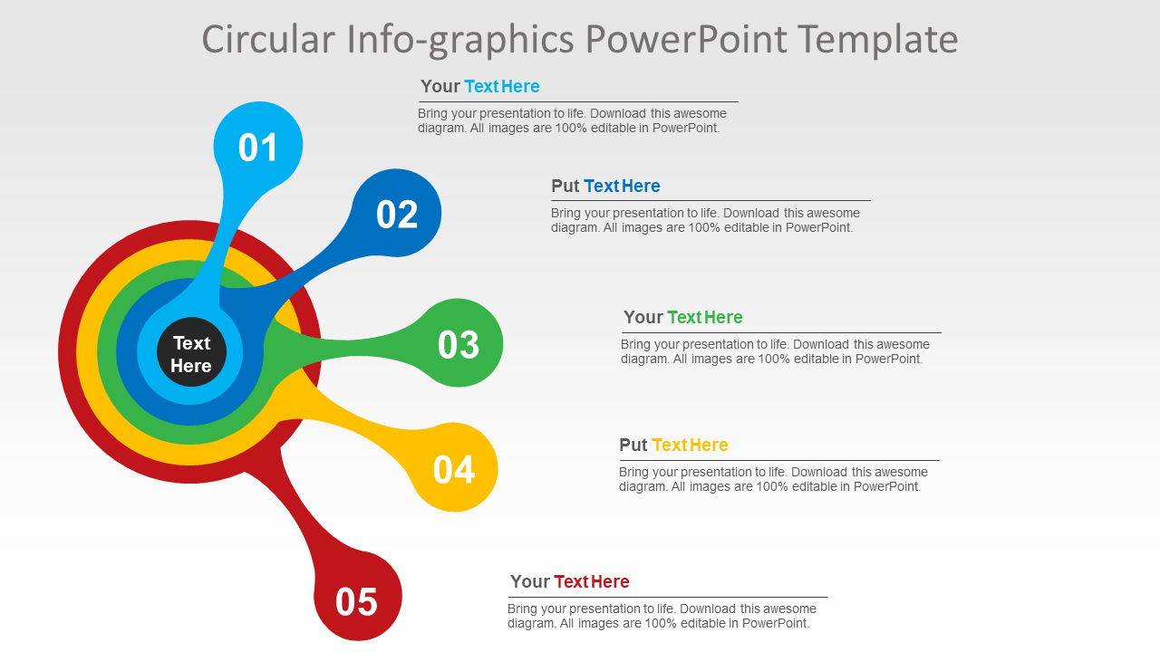 Circular Infographic PowerPoint Template