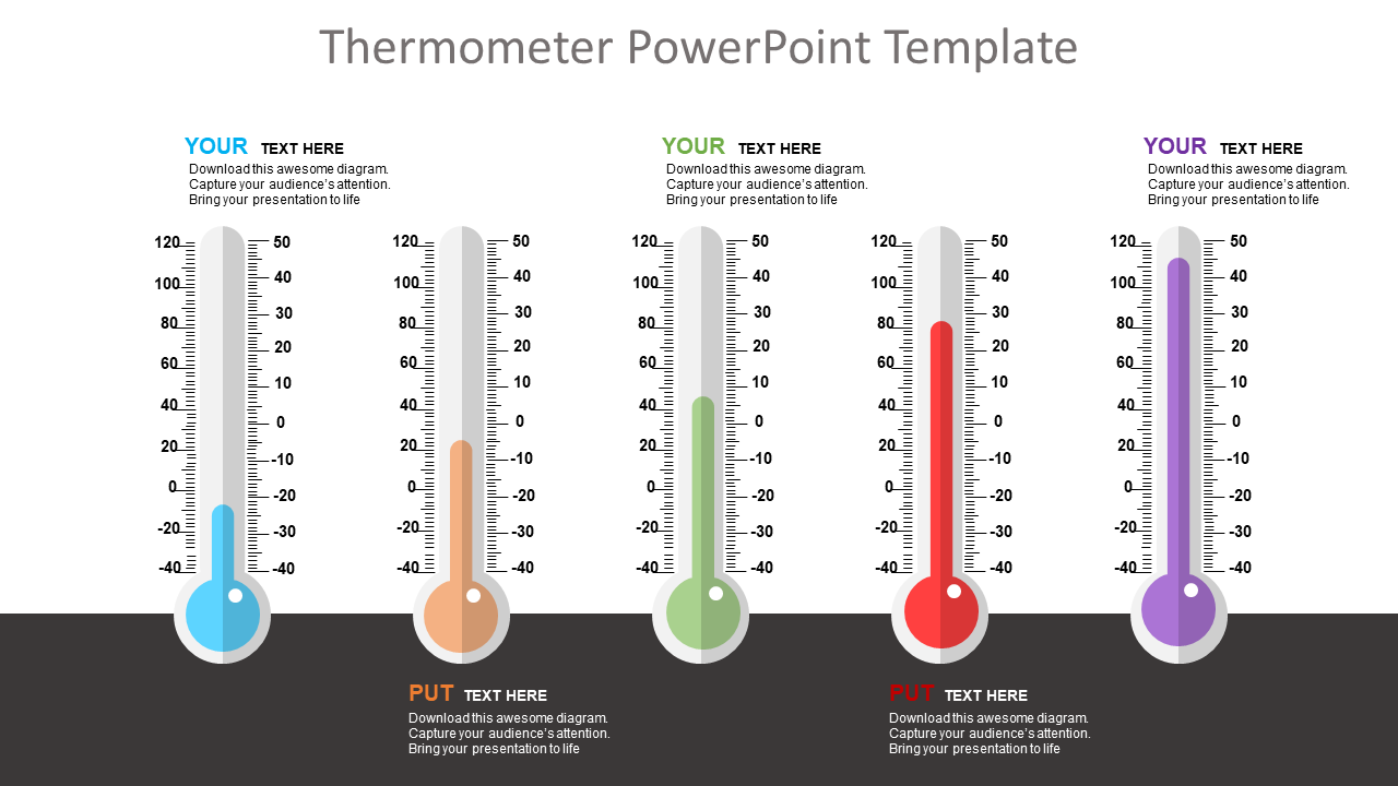 Thermometer PowerPoint Template Thermometer PowerPoint Template