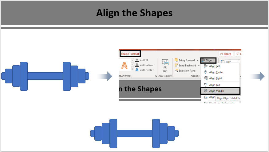 Align the Shapes