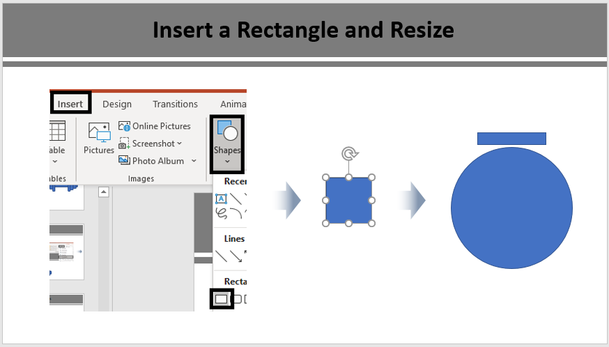 Threat Icon- Insert a Rectangle and Resize Threat Icon- Insert a Rectangle and Resize