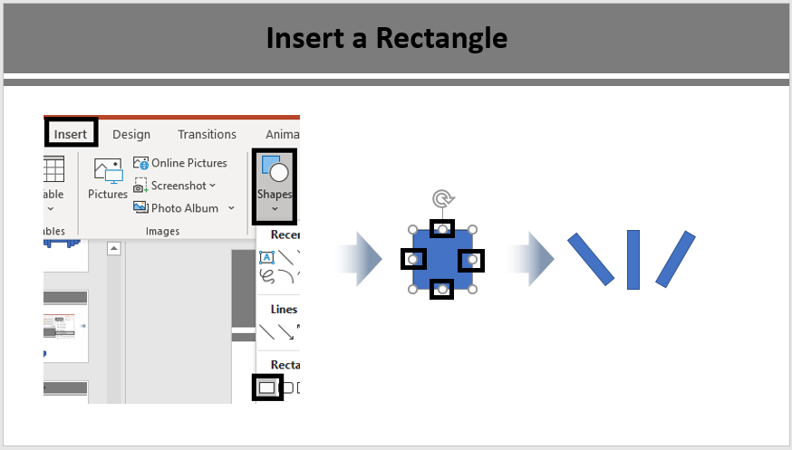Weakness Icon- Insert a Rectangle and Duplicate Weakness Icon- Insert a Rectangle and Duplicate
